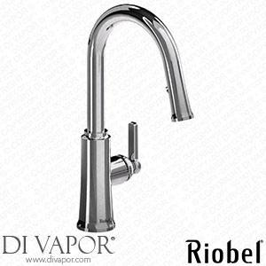 Riobel TTRD101 Trattoria Single Lever Kitchen Mixer with Pull Down Spray and Round Shaped Spout Spare Parts