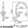 Crosswater TU712DS Diagram