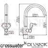 Crosswater TU714DS Diagram