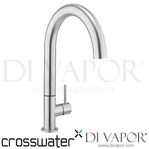 Crosswater TU714DS Cucina Tube Round Side Lever Kitchen Mixer - Stainless Steel Tap Spare Parts