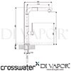 Crosswater TU717DC Diagram