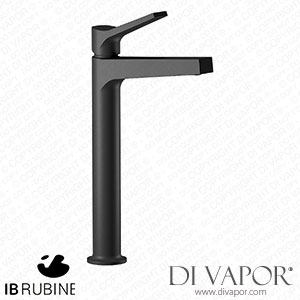 IB Rubinetti TW202NP Twitter Tall Monohole Washbasin Mixer Complete with Drain Spare Parts