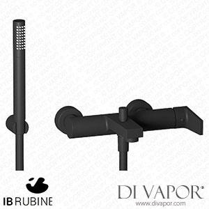 IB Rubinetti TW250NP Twitter Wall Mounted Bath Filler Complete with Shower Kit Spare Parts