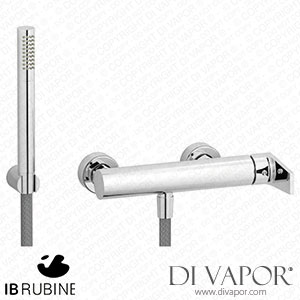 IB Rubinetti TW350CC Twitter Wall Mounted Shower Mixer with Shower Kit Spare Parts