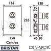 Bristan TY2-SHCDIV-C Spare Parts Diagram