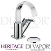 Heritage Zaar 1 Taphole Basin Mixer Clicker Waste Spare Parts