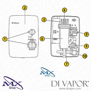 MX Group (Uno LX) Shower Spares