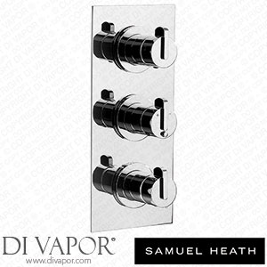 Samuel Heath V103-T-CP Trim Set for V132-Is Thermostatic Valve - 2 Way Diverter with Flow Control for 3Rd Outlet Spare Parts