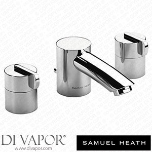 Samuel Heath V114-CP 3 Hole Basin Filler with Pop-Up Waste 109Mm Spout Length Spare Parts