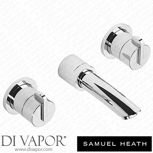 Samuel Heath V120-CP 3 Hole Wall Mounted Basin Filler 185Mm Spout Length Spare Parts