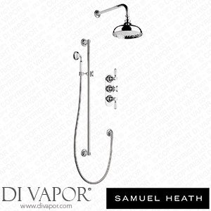 Samuel Heath V2B1XC8-CP 1/2 Concealed Thermostatic Shower - 2 Flow Controls Spare Parts