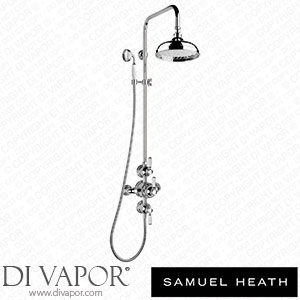 Samuel Heath V2K6CC8-CP Exposed 1/2 Thermostatic Shower Set - 2 Flow Controls Spare Parts