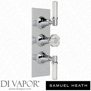 Samuel Heath V603-TL-CP Trim Set for V132-Is Thermostatic Valve - 2 Way Diverter with Flow Control for 3Rd Outlet Spare Parts