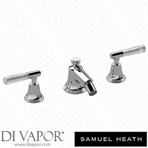 Samuel Heath V6K13CCRNP-CP 3 Hole Bidet Filler without Pop-Up Waste Spare Parts