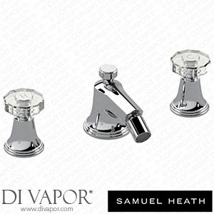 Samuel Heath V6K13DNP-CP 3 Hole Bidet Filler without Pop-Up Waste Spare Parts