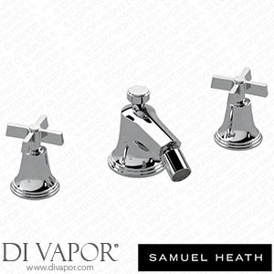 Samuel Heath V6K13XNP-CP 3 Hole Bidet Filler without Pop-Up Waste Spare Parts