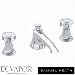 Samuel Heath V6K14DNP-CP 3 Hole Basin Filler without Pop-Up Waste Spare Parts