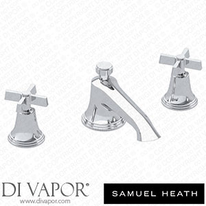 Samuel Heath V6K14XNP-CP 3 Hole Basin Filler without Pop-Up Waste Spare Parts