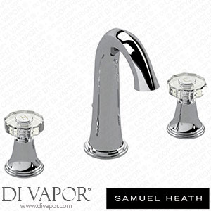 Samuel Heath V6K16DNP-CP 3 Hole Basin Filler without Pop-Up Waste Spare Parts