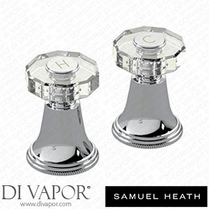 Samuel Heath V6K42D-CP Side Valves for Overflow Filler (Pair) Spare Parts