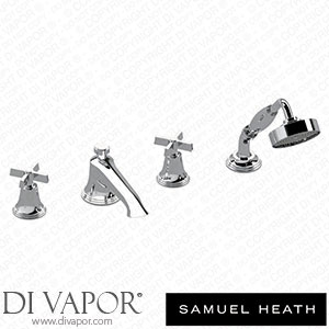 Samuel Heath V6K48X-CP 4 Hole Bath Filler Spare Parts