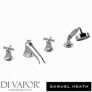 Samuel Heath V6K49X-CP 4 Hole Bath Filler with Extended Spout Spare Parts