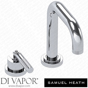 Samuel Heath V7K13-2LK-CP 2 Hole Basin Mixer with Pop-Up Waste 198Mm Spout Height Spare Parts