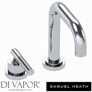 Samuel Heath V7K13-2LL-CP 2 Hole Basin Mixer with Pop-Up Waste 198Mm Spout Height Spare Parts