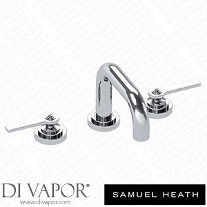 Samuel Heath V7K14LFNP-CP 3 Hole Basin Filler without Pop-Up Waste 139Mm Spout Height Spare Parts