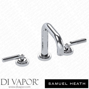 Samuel Heath V7K15LKNP-CP 3 Hole Basin Filler without Pop-Up Waste 198Mm Spout Height Spare Parts