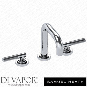 Samuel Heath V7K15LLNP-CP 3 Hole Basin Filler without Pop-Up Waste 198Mm Spout Height Spare Parts