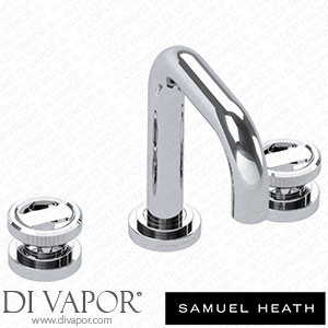 Samuel Heath V7K15LWNP-CP 3 Hole Basin Filler without Pop-Up Waste 198Mm Spout Height Spare Parts