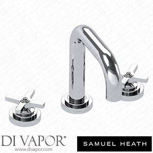 Samuel Heath V7K15XFNP-CP 3 Hole Basin Filler without Pop-Up Waste 198Mm Spout Height Spare Parts