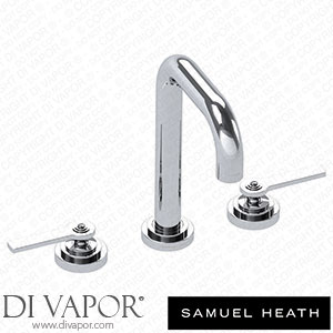 Samuel Heath V7K16LFNP-CP 3 Hole Basin Filler without Pop-Up Waste 259Mm Spout Height Spare Parts