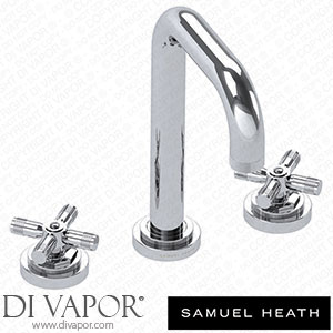 Samuel Heath V7K16XK-CP 3 Hole Basin Filler with Pop-Up Waste 259Mm Spout Height Spare Parts