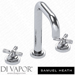 Samuel Heath V7K16XKNP-CP 3 Hole Basin Filler without Pop-Up Waste 259Mm Spout Height Spare Parts