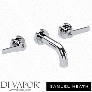 Samuel Heath V7K17-1LF-CP 3 Hole Wall Mounted Basin Filler 140Mm Spout Length Spare Parts