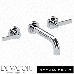 Samuel Heath V7K17-2LF-CP 3 Hole Wall Mounted Basin Filler 180Mm Spout Length Spare Parts