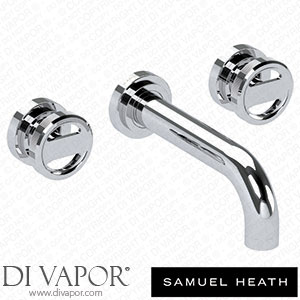 Samuel Heath V7K17-2LW-CP 3 Hole Wall Mounted Basin Filler 180Mm Spout Length Spare Parts