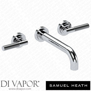 Samuel Heath V7K17-3LL-CP 3 Hole Wall Mounted Basin Filler 210Mm Spout Length Spare Parts