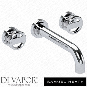 Samuel Heath V7K17-3LW-CP 3 Hole Wall Mounted Basin Filler 210Mm Spout Length Spare Parts