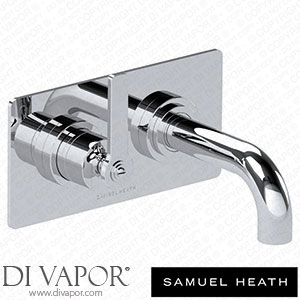 Samuel Heath V7K20-1LF-LH-CP 2 Hole Wall Mounted Basin Mixer Left Handed 144Mm Spout Length Spare Parts