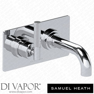 Samuel Heath V7K20-1LL-LH-CP 2 Hole Wall Mounted Basin Mixer Left Handed 144Mm Spout Length Spare Parts