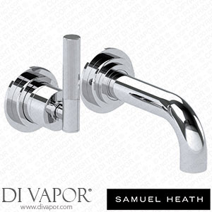 Samuel Heath V7K20-1LL-NP-CP 2 Hole Wall Mounted Basin Mixer without Plate 144Mm Spout Length Spare Parts