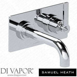 Samuel Heath V7K20-2LF-RH-CP 2 Hole Wall Mounted Basin Mixer Right Handed 184Mm Spout Length Spare Parts