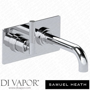 Samuel Heath V7K20-2LL-LH-CP 2 Hole Wall Mounted Basin Mixer Left Handed 184Mm Spout Length Spare Parts