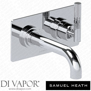 Samuel Heath V7K20-2LL-RH-CP 2 Hole Wall Mounted Basin Mixer Right Handed 184Mm Spout Length Spare Parts