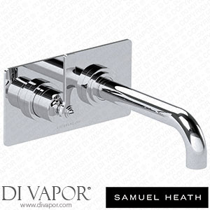 Samuel Heath V7K20-3LF-LH-CP 2 Hole Wall Mounted Basin Mixer Left Handed 214Mm Spout Length Spare Parts