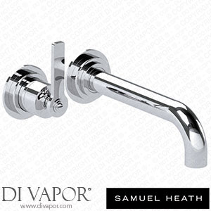 Samuel Heath V7K20-3LF-NP-CP 2 Hole Wall Mounted Basin Mixer without Plate 214Mm Spout Length Spare Parts