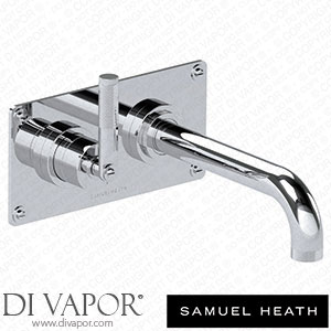 Samuel Heath V7K20-3LK-LH-CP 2 Hole Wall Mounted Basin Mixer Left Handed 214Mm Spout Length Spare Parts